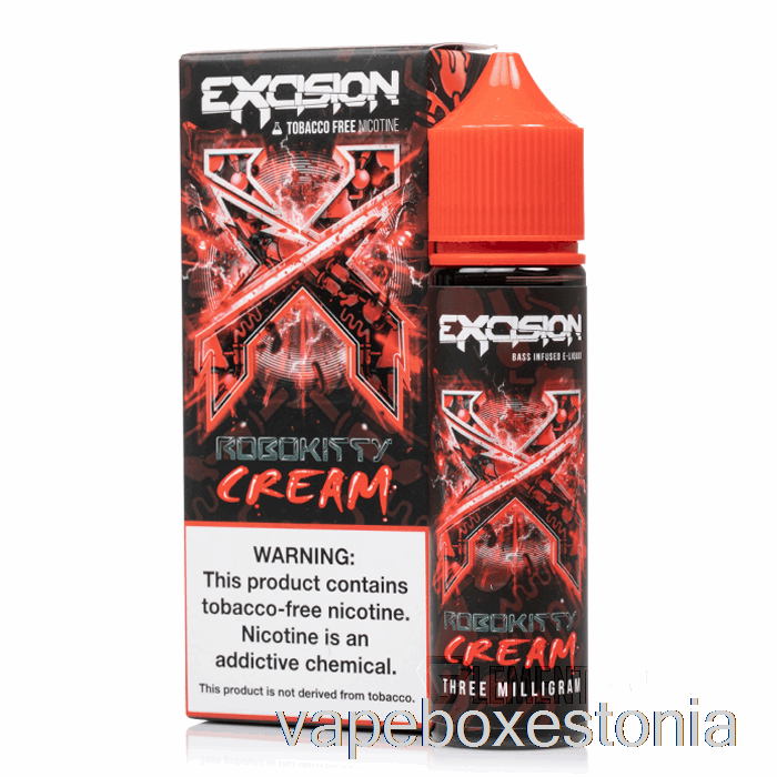 Vape Box Estonia Robokitty Kreem - Ekstsisioon - Alt Null - 60ml 3mg